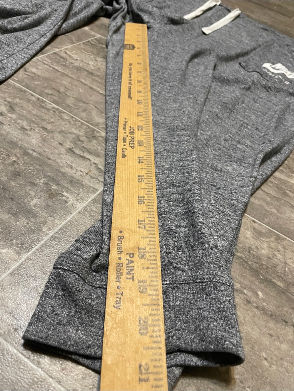 Nike Women's Sportswear Gym Vintage Capri Sweatpants Heathered Gray XXL - Picture 6 of 9